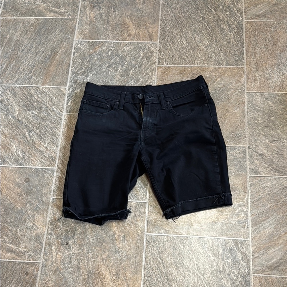 Levi's Men's Dark Denim Shorts